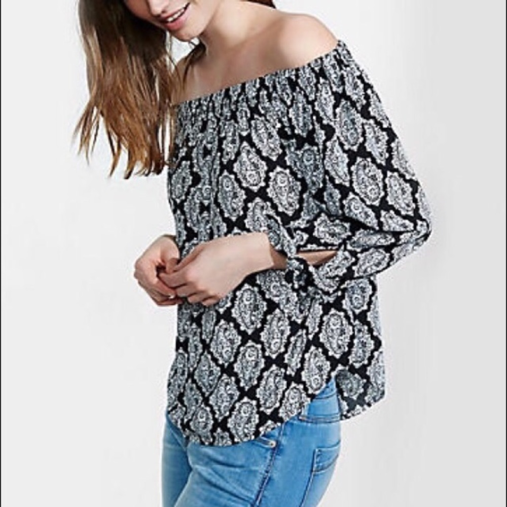 Express Off the Shoulder shirt